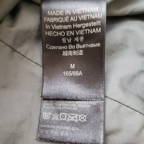 Vintage Marmot Trench Coat M White Long Rain Jacket Parka Old Money Preppy Chic - Picture 9 of 11